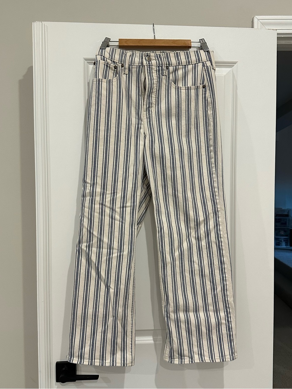 Abercrombie Striped Denim